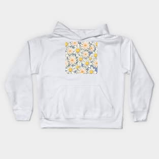 Daisy white flowers Kids Hoodie